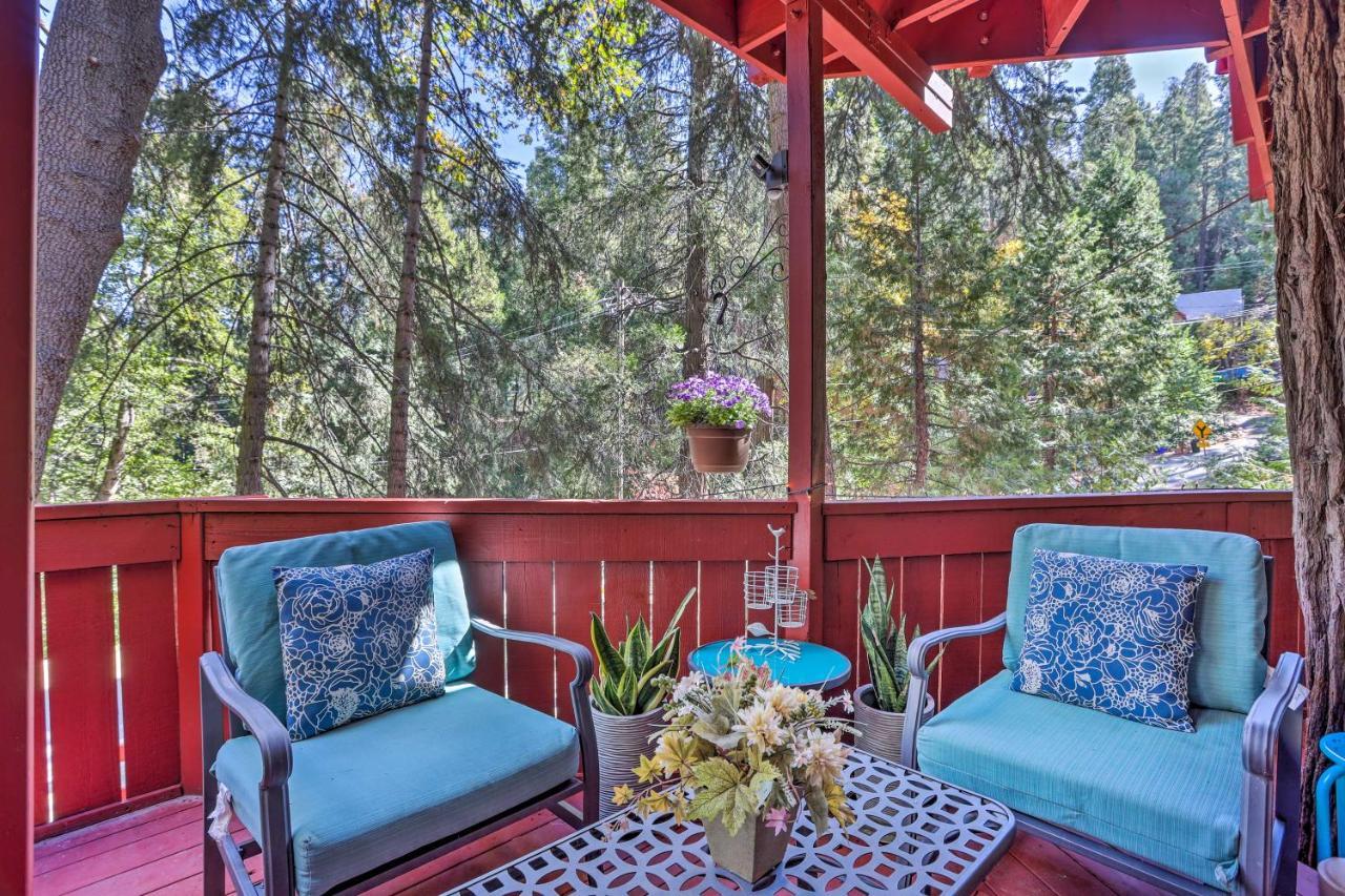 Boho Crestline Cabin, 1 Mile To Lake Gregory! المظهر الخارجي الصورة