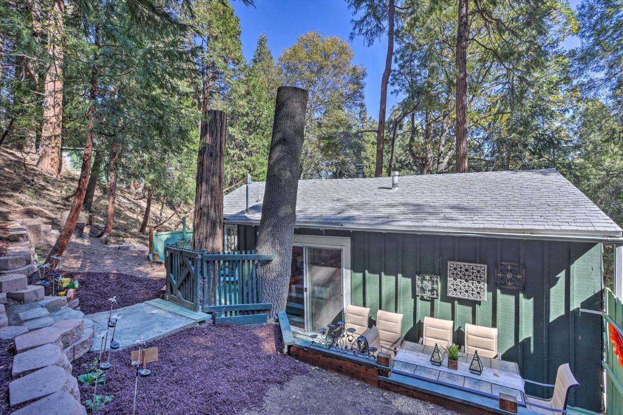Boho Crestline Cabin, 1 Mile To Lake Gregory! المظهر الخارجي الصورة