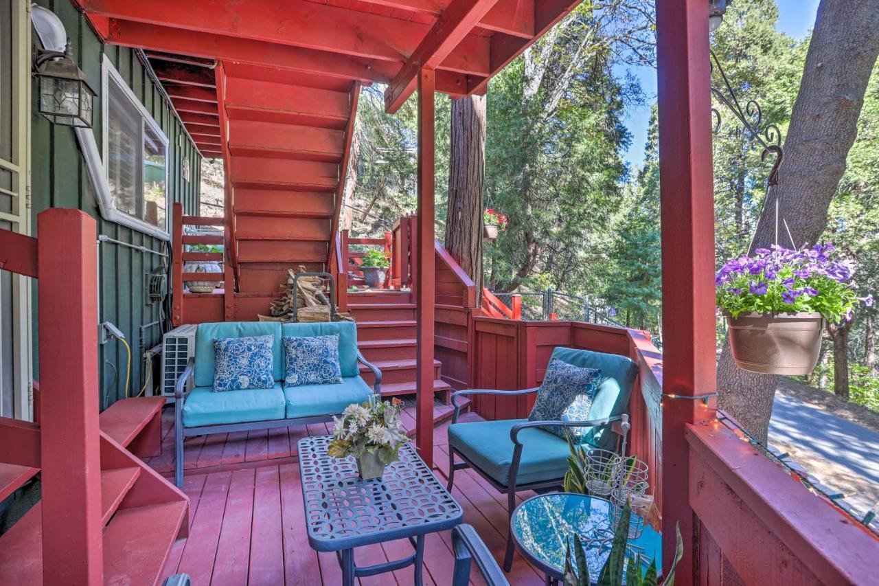 Boho Crestline Cabin, 1 Mile To Lake Gregory! المظهر الخارجي الصورة